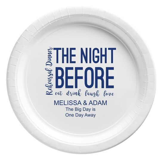 The Night Before Paper Plates